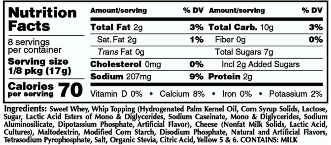 NO-BAKE CHEESECAKE Mix, Stevia Sweetened Low Carb Dessert, 4.8 Oz