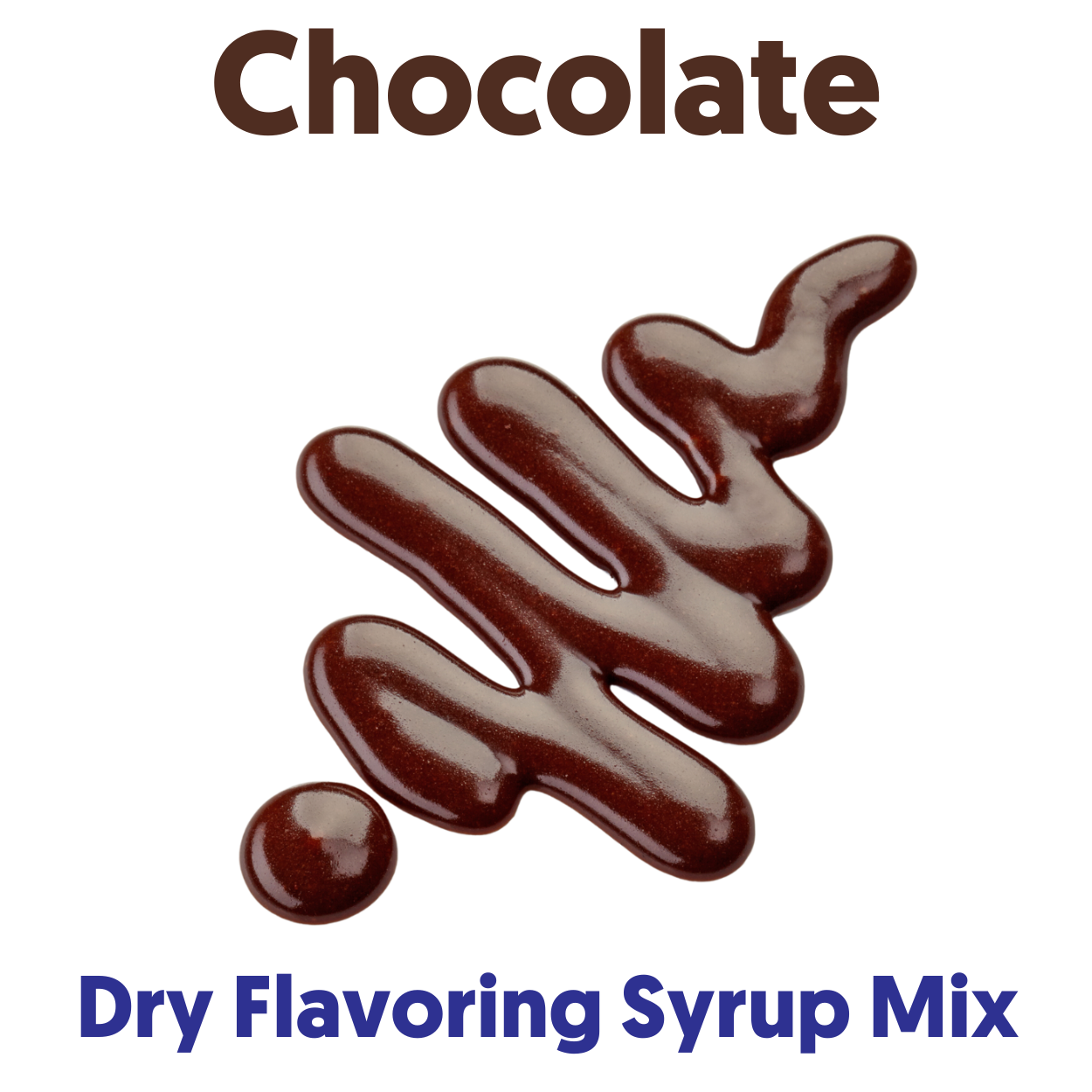 CHOCOLATE Sugar Free Dry Flavoring Syrup Mix, 3.5 Oz