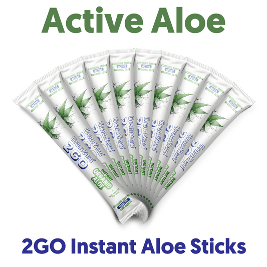 Organic ALOE 2GO Stick Packs: Instant Active Aloe Mix